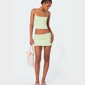 Lime Green Women's Skirt